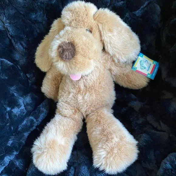 Vintage Applause Plush Puppy Golden Brown 1988 Hound Dog 16 Stuffy Long Ears 80s - Picture 4 of 13